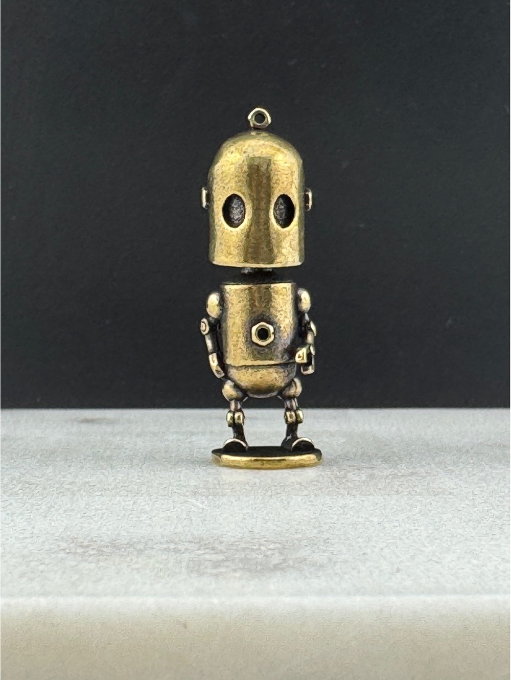 Mini Robot Brass Crafts Desktop Ornaments